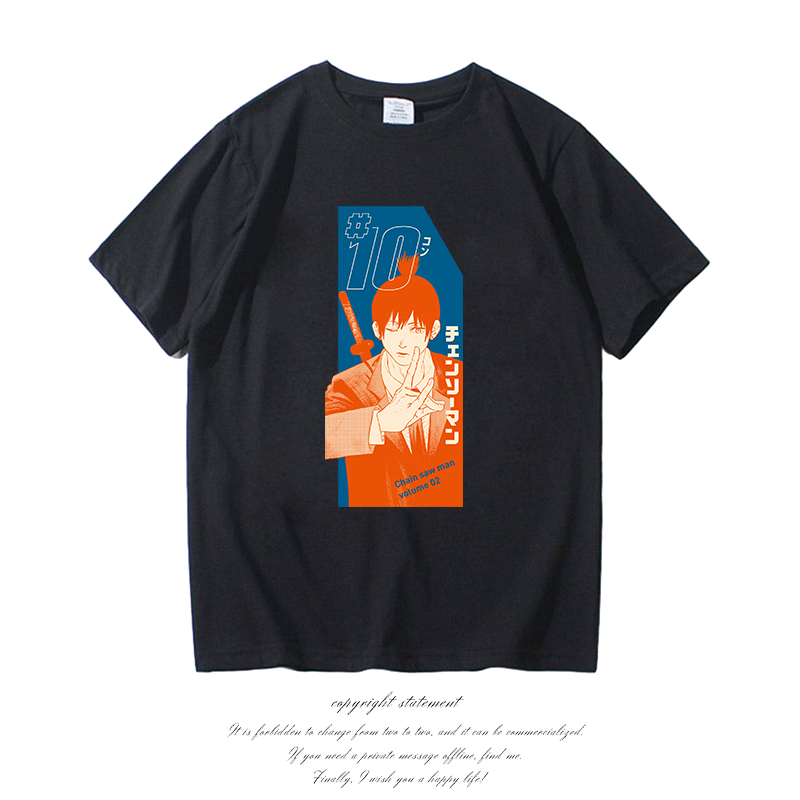 Tee Graphic Print - チェーンソーマンパワーグラフィック Tシャツアニメプリント女性半袖 Tシャツ新しい夏カジュアルトップスストリートウェア