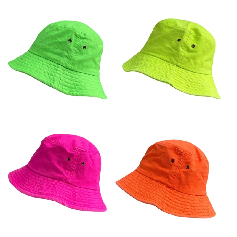 Packable Hat Nylon - 652F トラベルバケットハット、幅広のエッジ形状とサイドアイレット付き、収納可能なサンハット、ビーチウォーク、キャンプ、日常着に最適