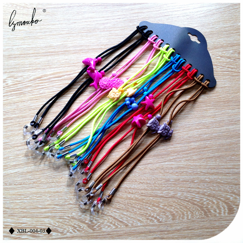Sunglass Retainer Cord - Lymouko-子供用の伸縮性メガネコード,12ピース/ロット色の組み合わせ,バンジーコード,ネックストラップ