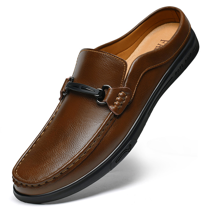 ビッグサイズ 49 50 51 メンズ レザー スリッポン  - Flip Flop Leather Men のレビューと価格