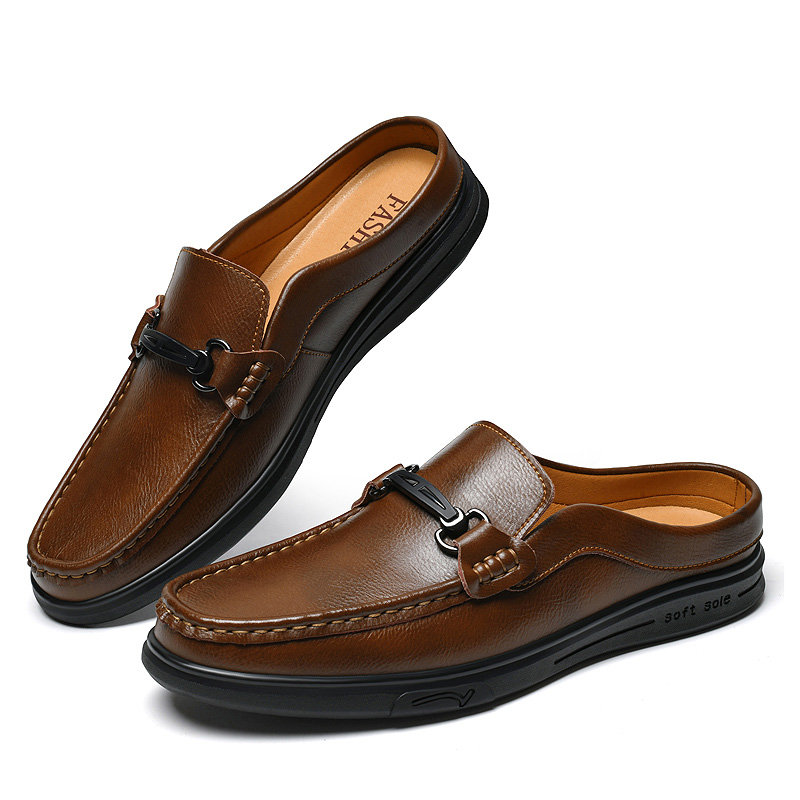 ビッグサイズ 49 50 51 メンズ レザー スリッポン  - Flip Flop Leather Men のレビューと価格