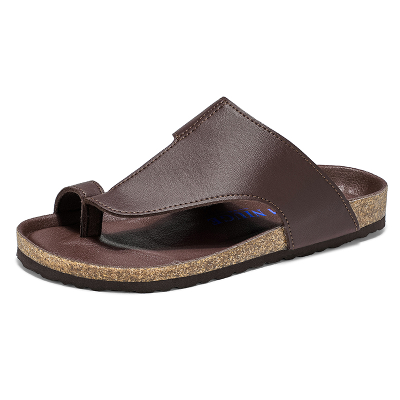 夏プラスビッグサイズ 48 49 コルクスリッパ男性女性下駄 - Flip Flop Leather Men のレビューと価格
