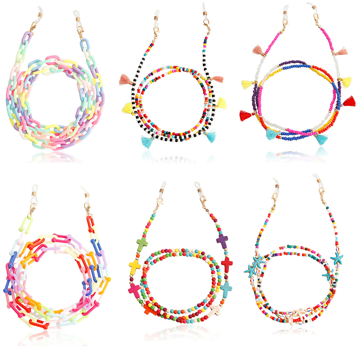 ファッショナブルなアイマスク,デュアルユース,ボヘミアン,カ - Sunglass Retainer Cord のレビューと価格