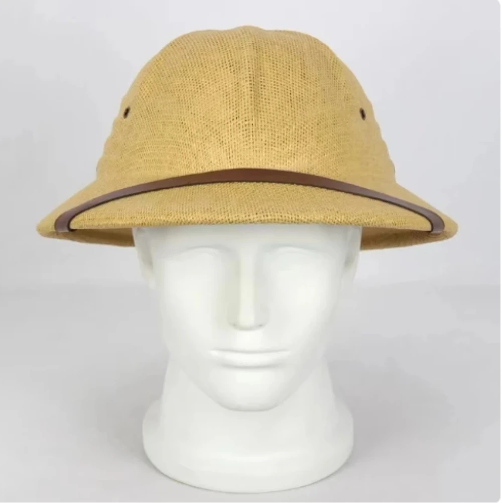 100%わら製ヘルメット型サンハット 夏用 メンズ ベトナム - Bucket Hat Straw のレビューと価格