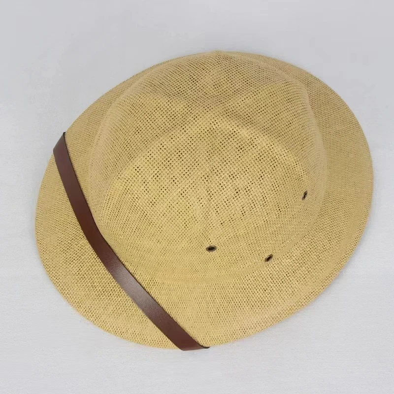 100%わら製ヘルメット型サンハット 夏用 メンズ ベトナム - Bucket Hat Straw のレビューと価格