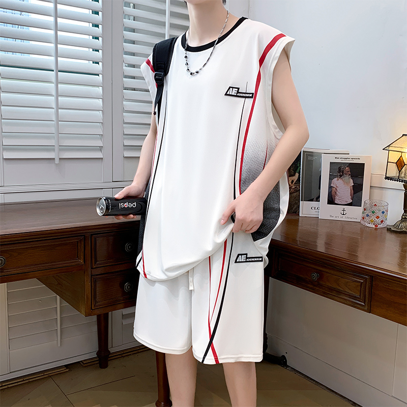 メンズカジュアル2ピーススポーツウェアセットストリートウェア - Shirt Camp Collar のレビューと価格
