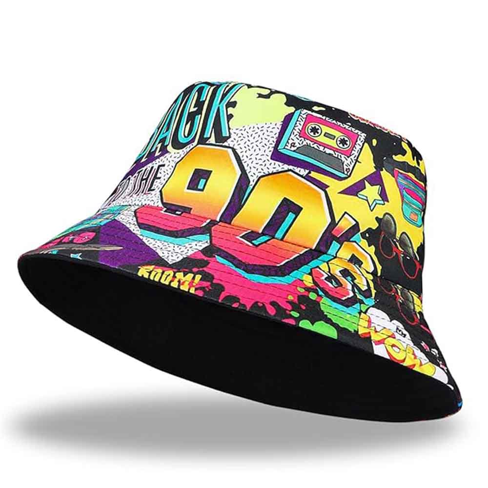 レトロな80年代90年代のヴィンテージバケットハット、男女兼 - Packable Hat Nylon のレビューと価格