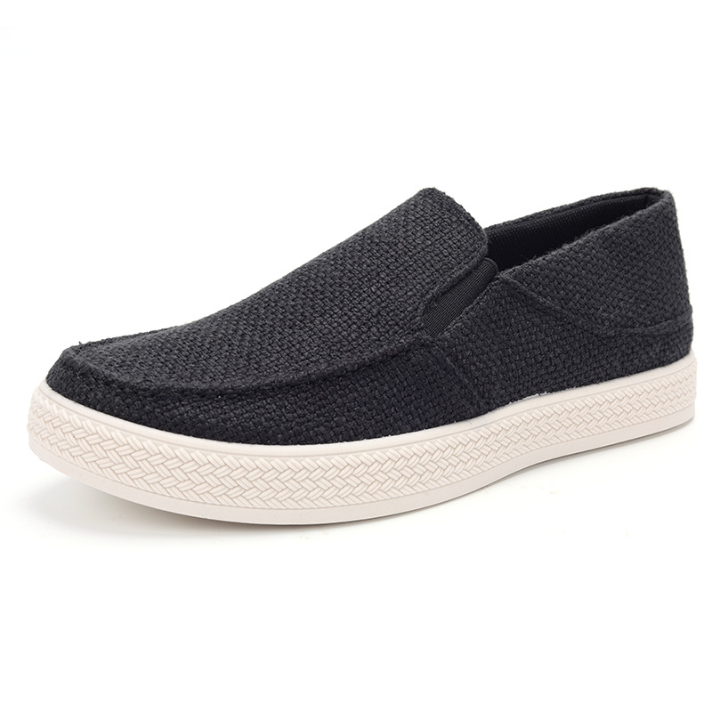 メンズリネンスリッポンローファー、通気性のある織物アッパー、 - Espadrille Slip On のレビューと価格