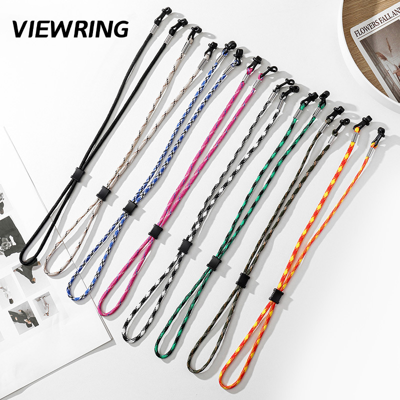 屋外用編み込みメガネストラップ 調節可能 滑り止め サングラ - Sunglass Retainer Cord のレビューと価格