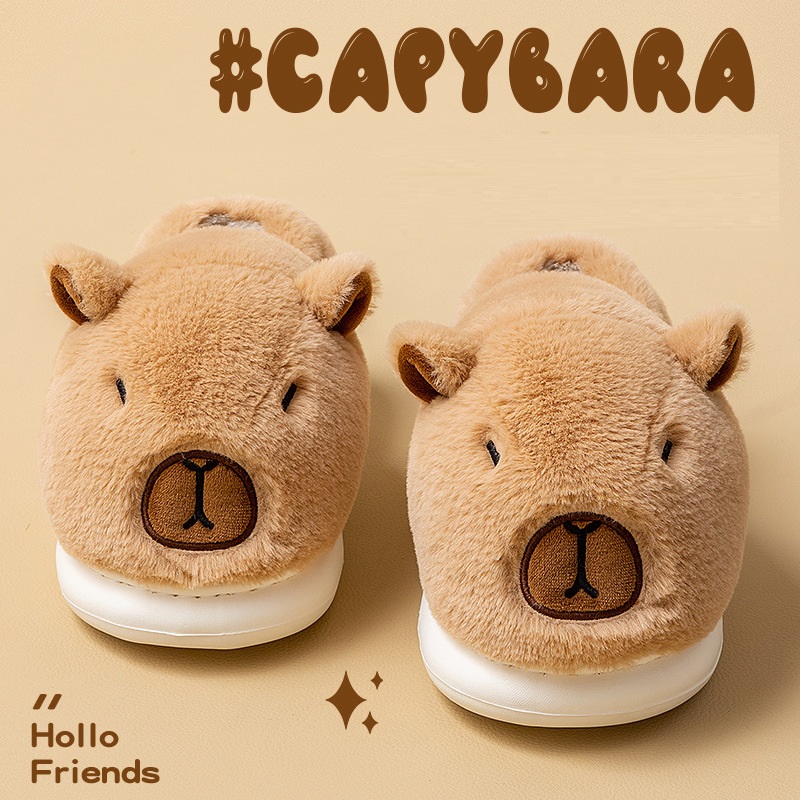 新しいカピバラデザイナースリッパユニセックスホームシューズふ - Espadrille Slip On のレビューと価格